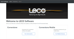 Desktop Screenshot of lecosoftware.com