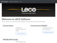 Tablet Screenshot of lecosoftware.com